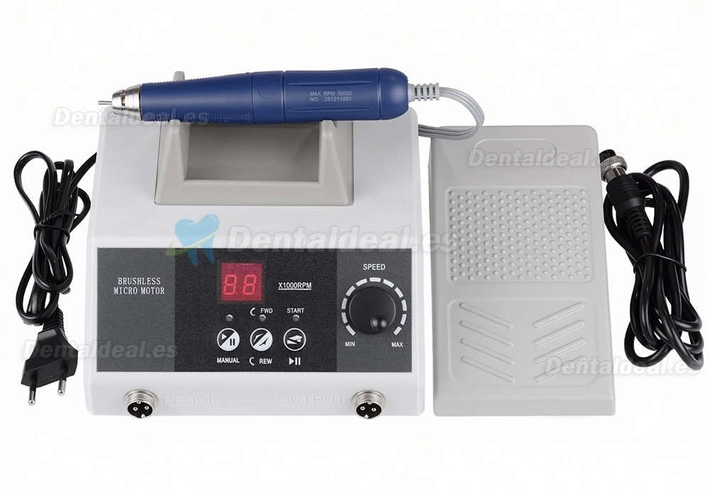 YD-BM003 Micromotor sin Escobillas para Laboratorio Dental 50000 RPM para Pulido, Tallado y Rectificado